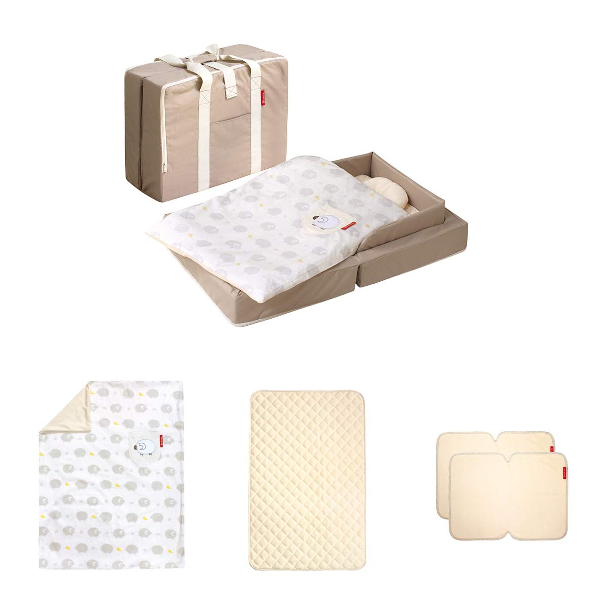 Amazon | farska(ファルスカ) コンパクトベッドフィットM 4点セット  