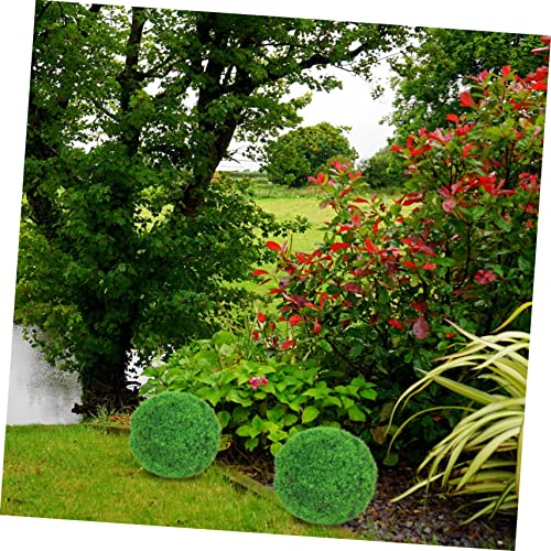 Bola de hierba artificial decorativa para embellecimiento del hogar 7