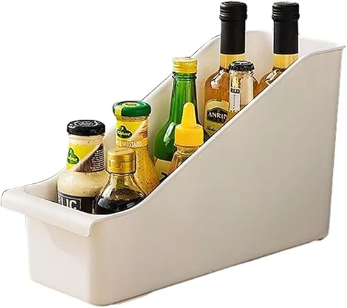 Organizador y almacenamiento de armario de cocina, estante de plástico para botellas de especias, estante con ruedas, organizador de despensa, cesta