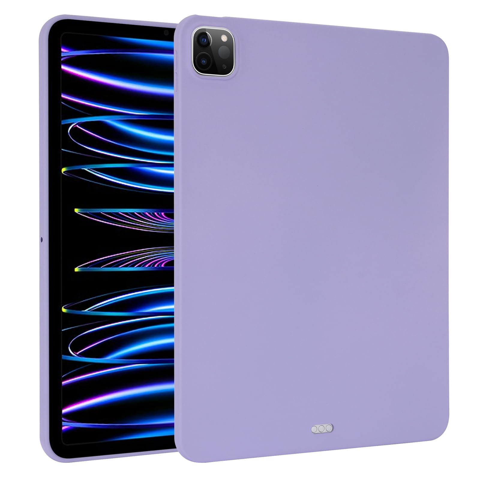 Étui iPad Air M3 13 violet coque silicone rigide souple légère 2025 - 8