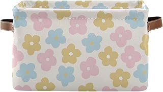 Cute Colorful Flowers storage baskets, collap...,