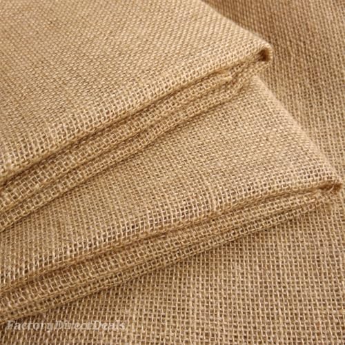 VERDYOL Burlap Fabric 45" x30' | Versatile Burlap Fabric Roll for Plant Cover | Burlap Placemats, Tree Wrap, Sackcloth Projects | Premium Burlap Material and Jute Fabric|Burlap Runner