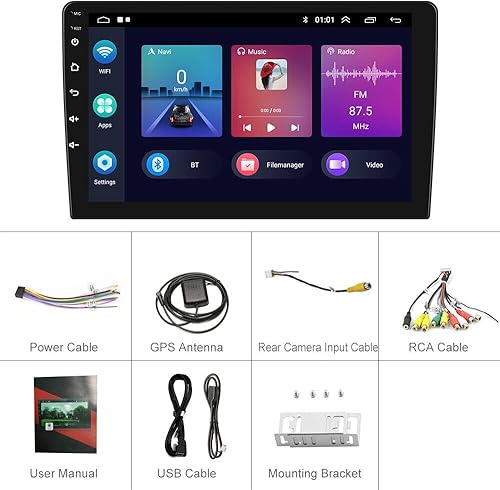 Miniatura 8 de Android 13.0 Estéreo de coche doble DIN para Honda CRV 2012-2016 10 pulgadas HD pantalla táctil audio multimedia receptor con CarPlay Android Auto