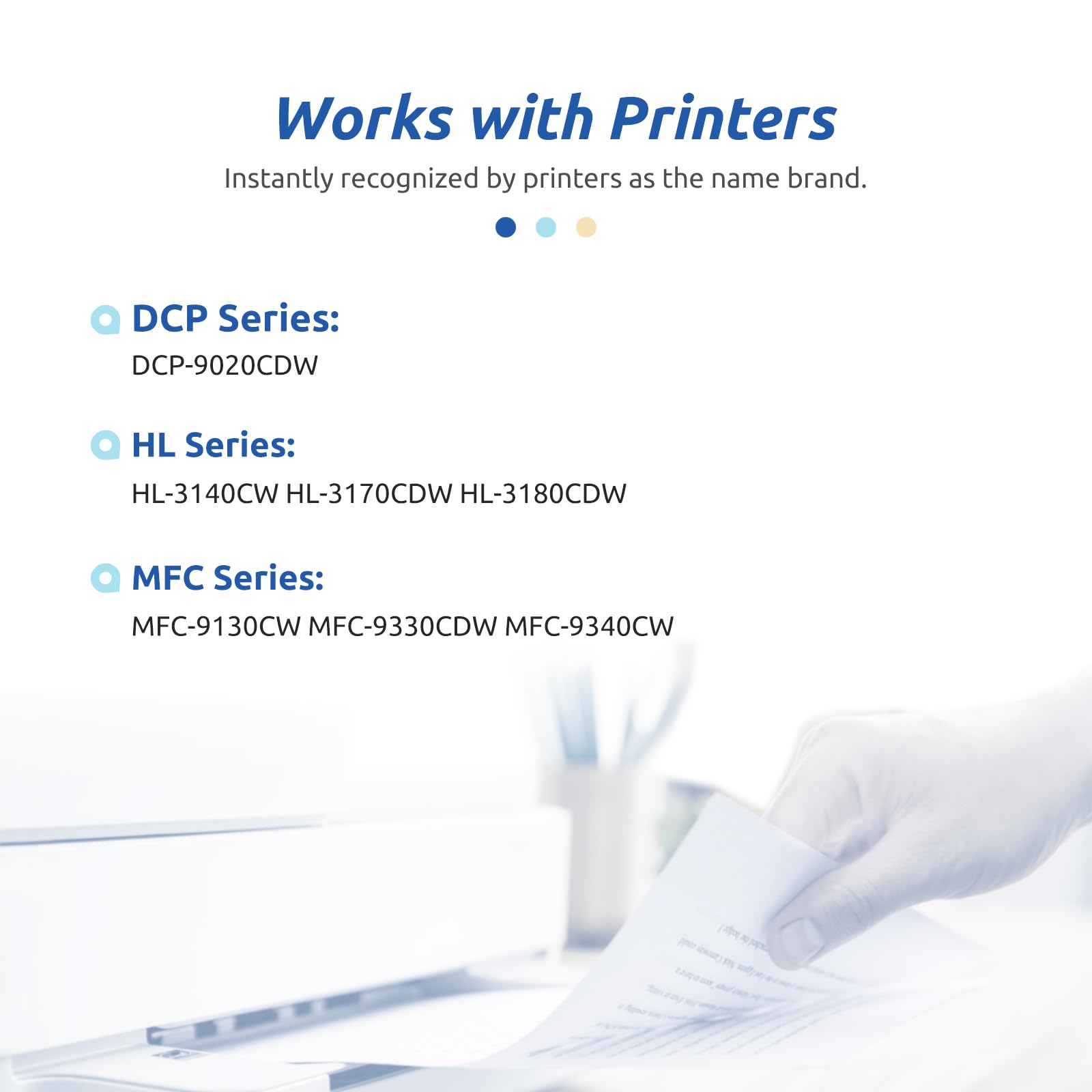 INK E-SALE 5PK Compatible Toner Cartridge Replacement for Brother TN221 TN225 TN-221 TN-225 BK C M Y Toner Set for Brother HL-3170CDW HL-3140CW HL-3180CDW MFC-9130CW MFC-9330 CDW MFC-9340CDW Printer