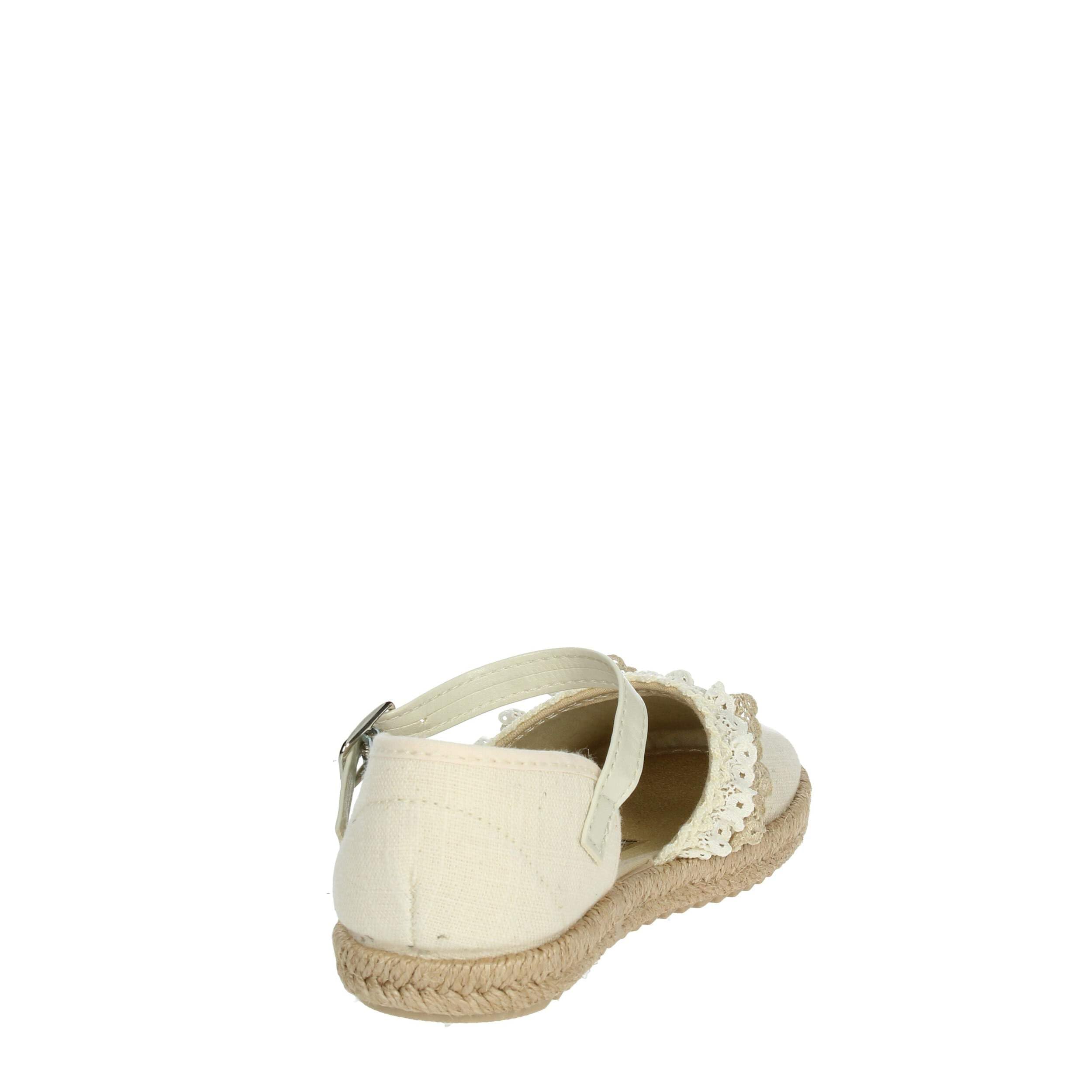 Vulladi - Alpargata niña Lino Beige puntillas Encaje - 7361 para: Niñas