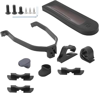 Scooter Vibration Dampers, Hook Design Robust Housing Scooter Mudguard Support Set Flexible Material with Small Plate Cover for Xiaomi M365/Pro