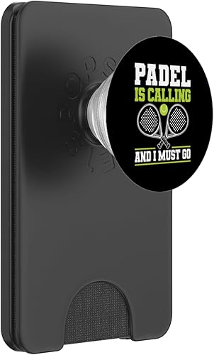 Padel is Calling and I Must Go Padel Racquet Paddle PopSockets PopWallet for MagSafe