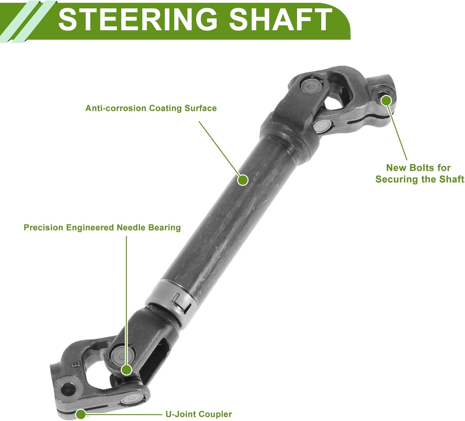 ACROPIX Steering Column Shaft for Toyota Corolla 2014-2019 Steering Shaft No.4526002170 Metal 1 Pc