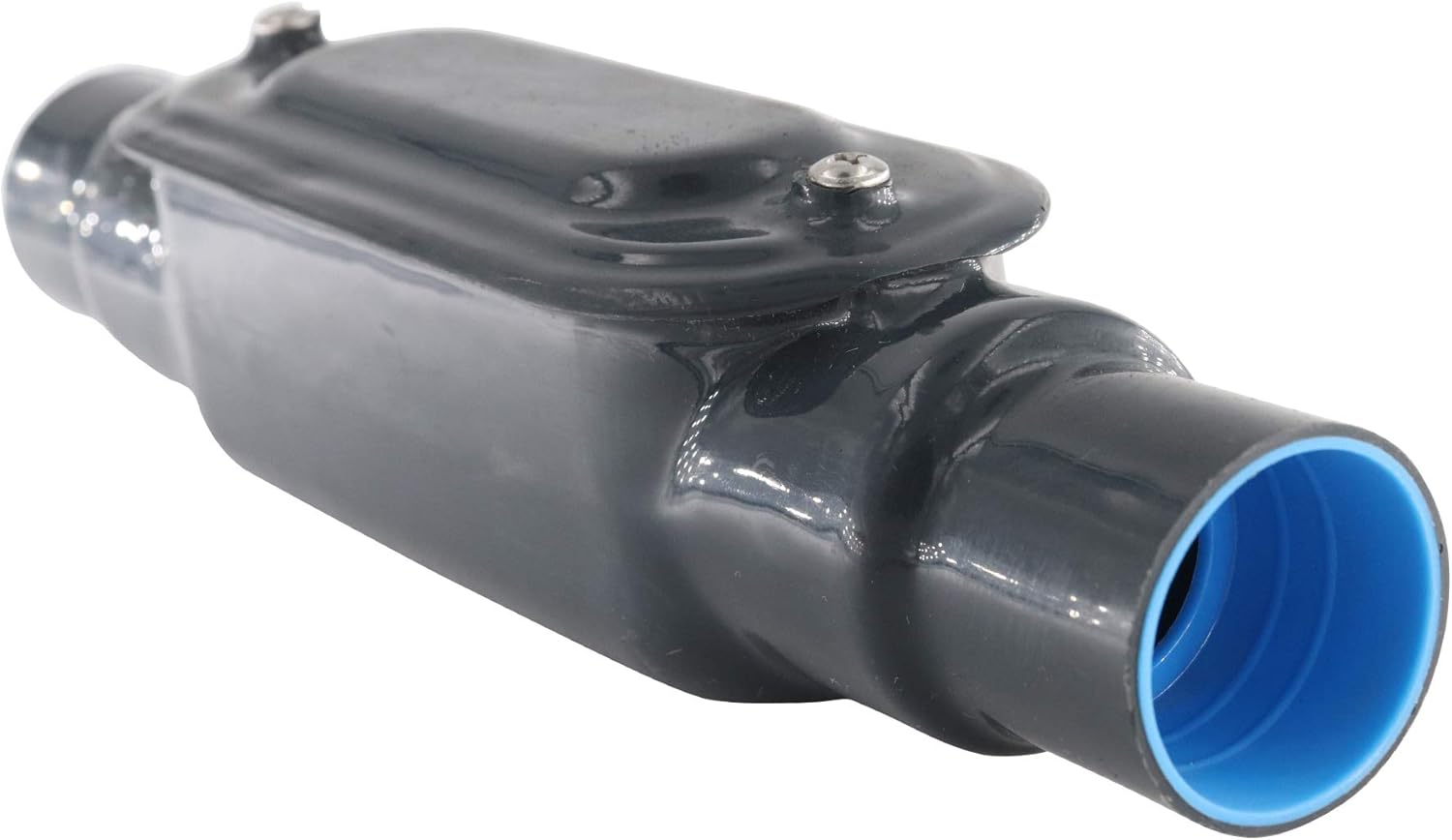 PVC-Coated MFOCAC38 Conduit Body, Type-C, Form-8, 1-Inch