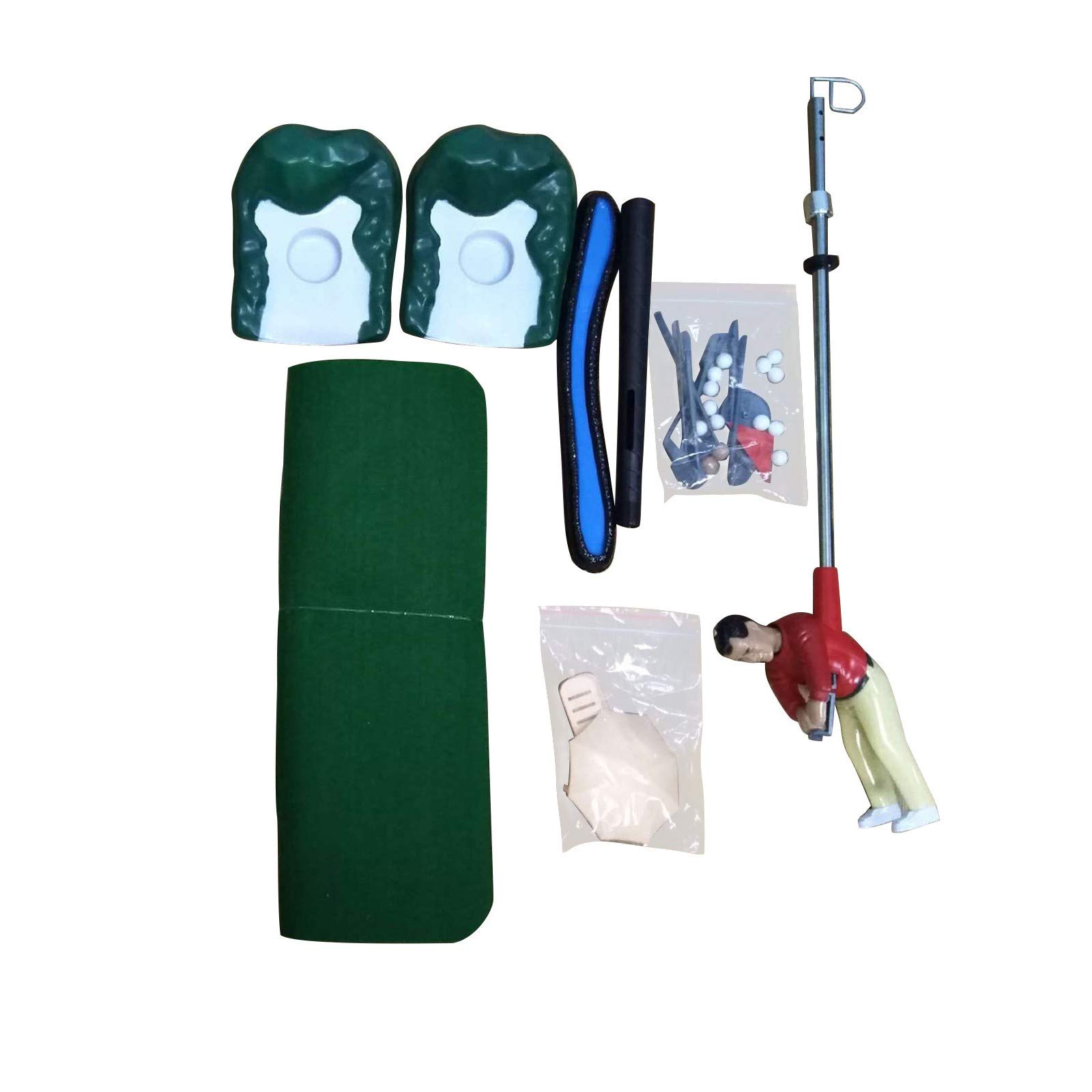 QinMMSPORTS Golf Club Golf Game Guy Golf Set With A To Mini Attached Little Game Indoor Ball sports Sports Ball Set for Kids 8-12 (Red, One Size)