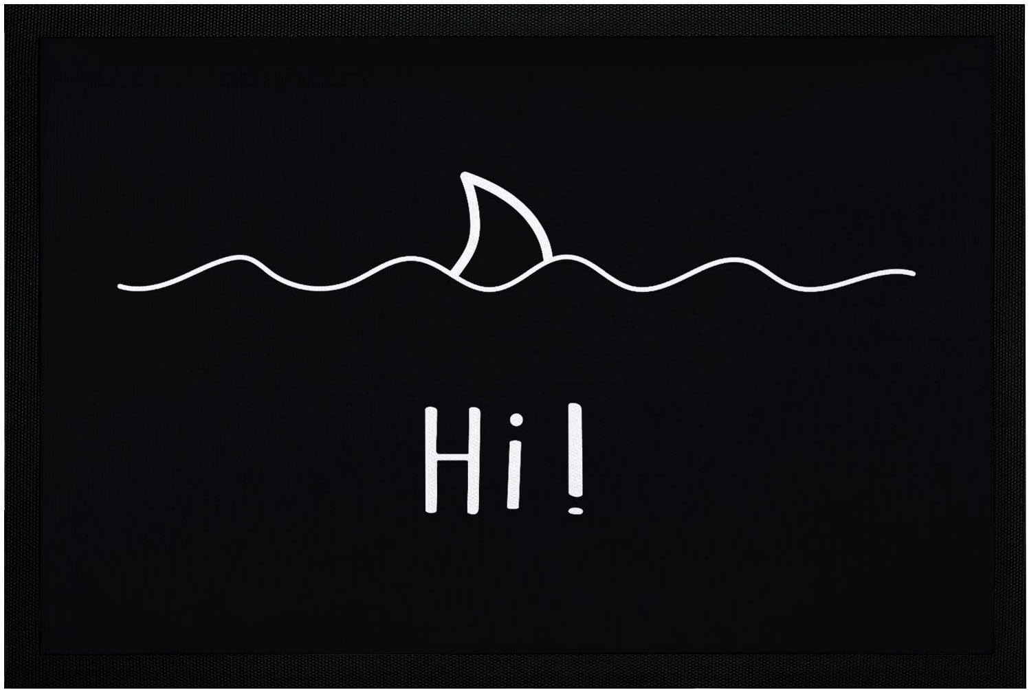 MoonWorks Fußmatte 'Bitte Abtreten' - Lustige Türmatte 60x40cm Rutschfest & Waschbar