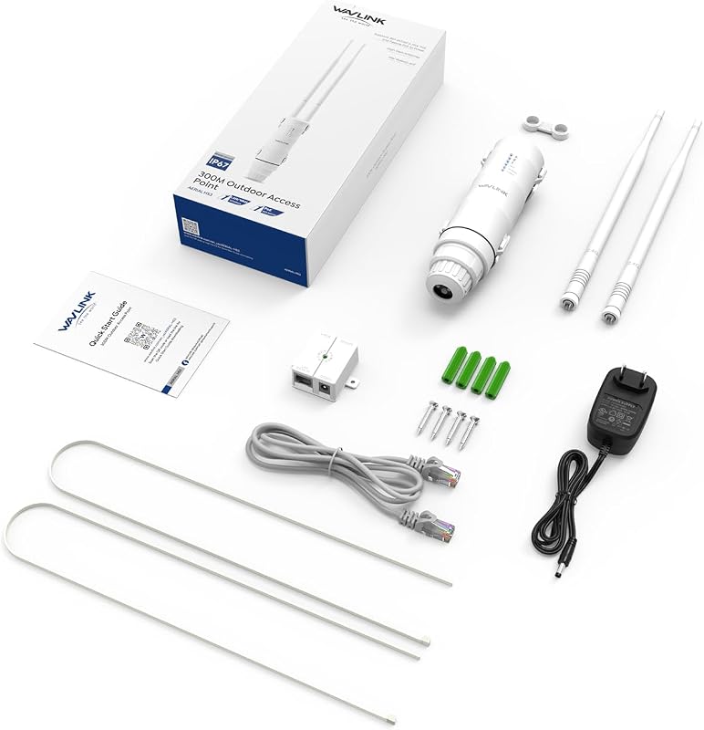 WAVLINK N300 WiFi erősítő kültéri POE antenna nagy hatótáv