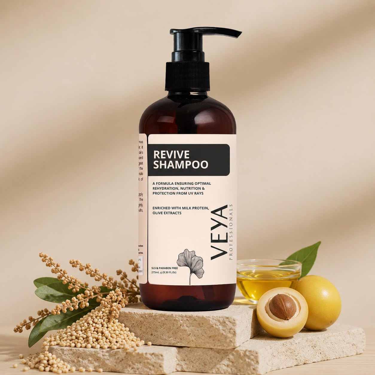 Veya Revive Shampoo for Men & Women | Gentle Cleansing & Nourishing Hair Care | Smooth, Strong & Shiny Hair | Suitable for All Hair Types | 275 ml-picture-46