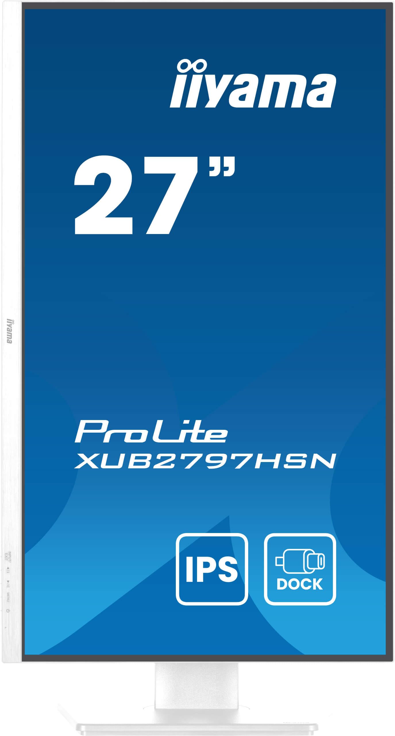Iiyama Prolite Xub2797hsN-W2 Monitor Pc 68,6 Cm [27] 1920 X 1080 Pixel Full Hd Led Bianco (iiyama Prolite Xub2797hsN-W2 Computer Monitor 68.6 Cm [27')