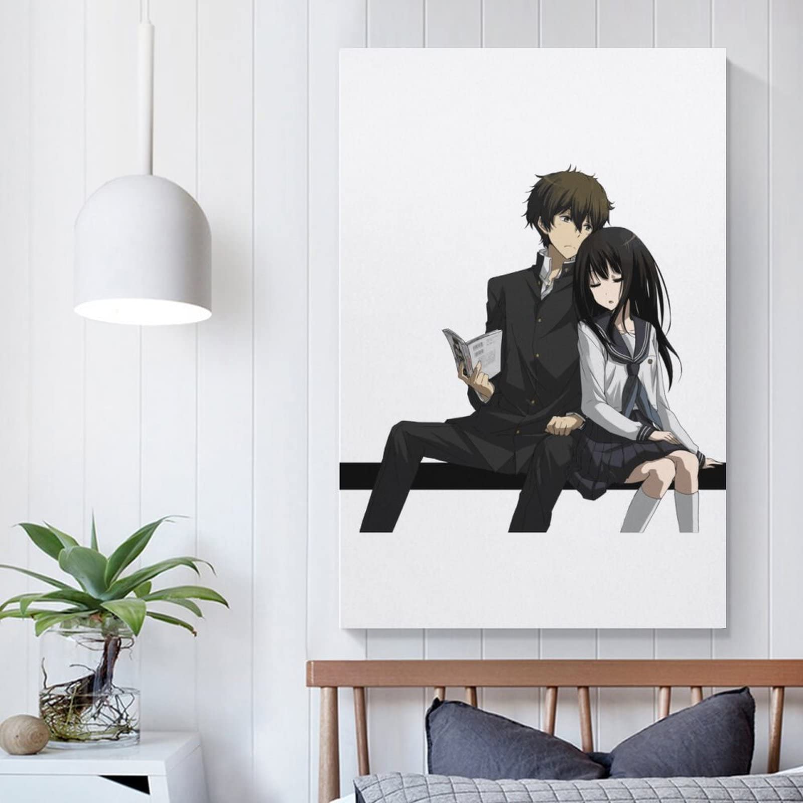 Amazon.co.jp: 絵画 折木奉太郎 千反田える 氷菓 ポスター プリント