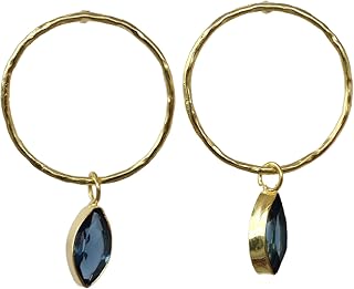 Veracity Jewelry Gold Plated Handmade Dangle Drop Earrings For Women Girls - Gifts For Women's Birthday Anniversary Wife Mom Girlfriend Sister - Western Style Handmade Jewelry (Iolite)