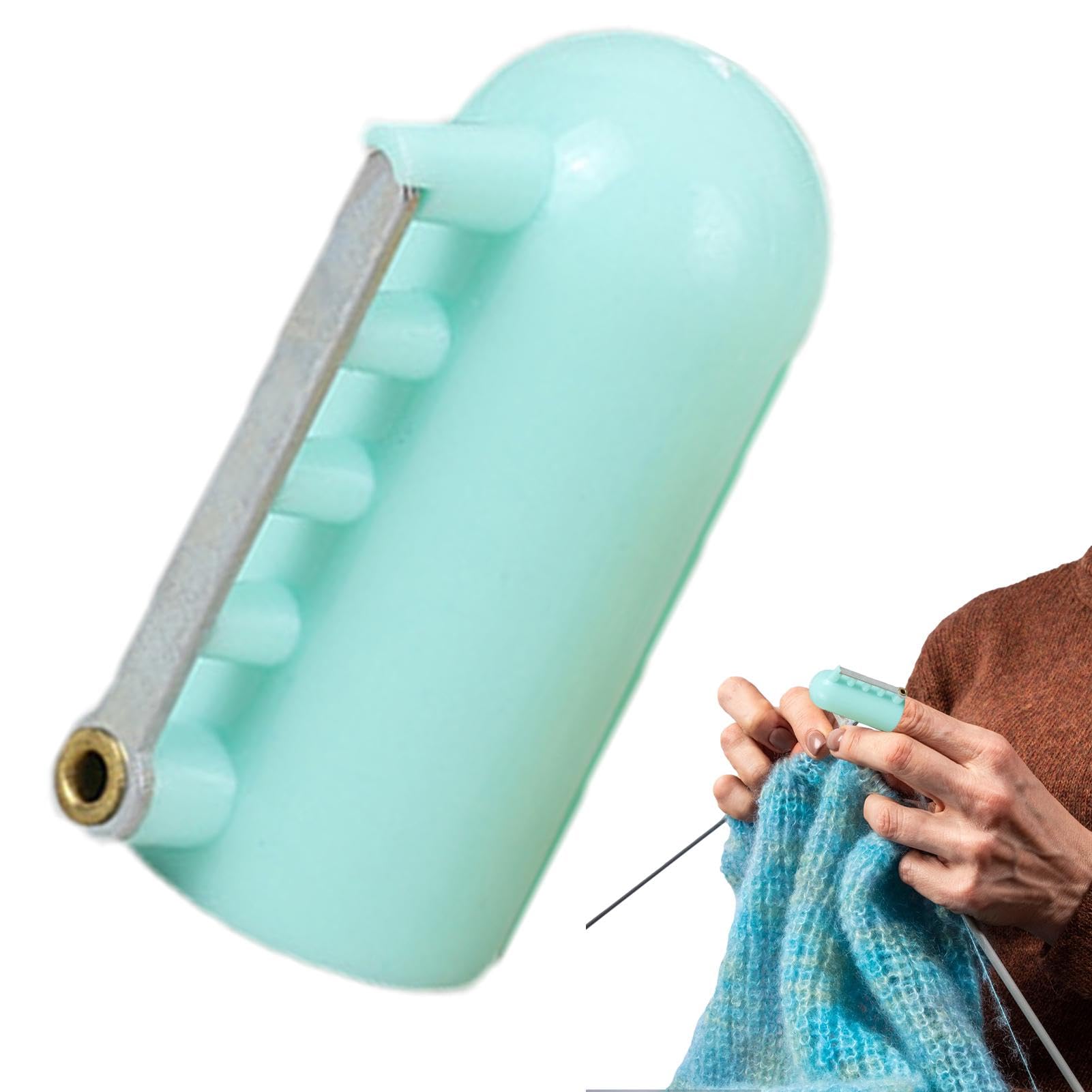 4 Stück Garnführungen & Fingerhut-Ringe – Strickzubehör, Fingerspalter, Für Häkeln & Nähen – Praktisch & Langlebig