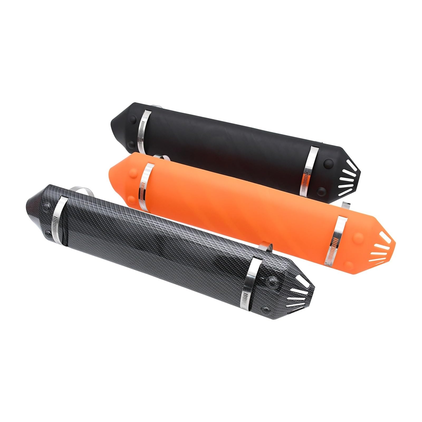 Protector de silenciador y Protector térmico de Escape for Motocicletas XC, XCW, EXC 250, 300, TE250 y TE300 (2020-2023)(Black)
