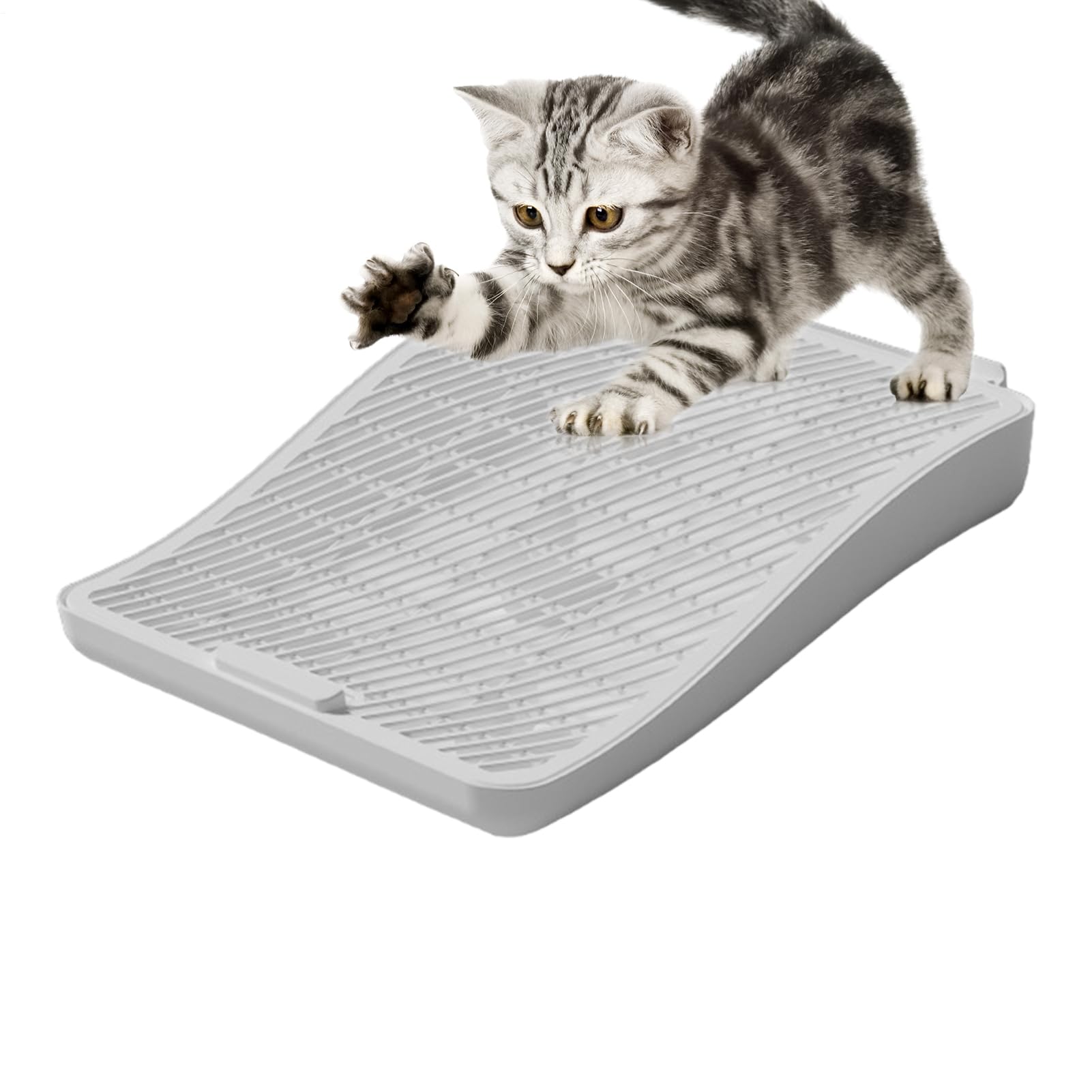 Rampa per la lettiera per gatti – rimovibile per la raccolta di lettiera | per gatti | gradino – per gatti di piccole dimensioni medie e grandi e anziani, divano appartamento balcone