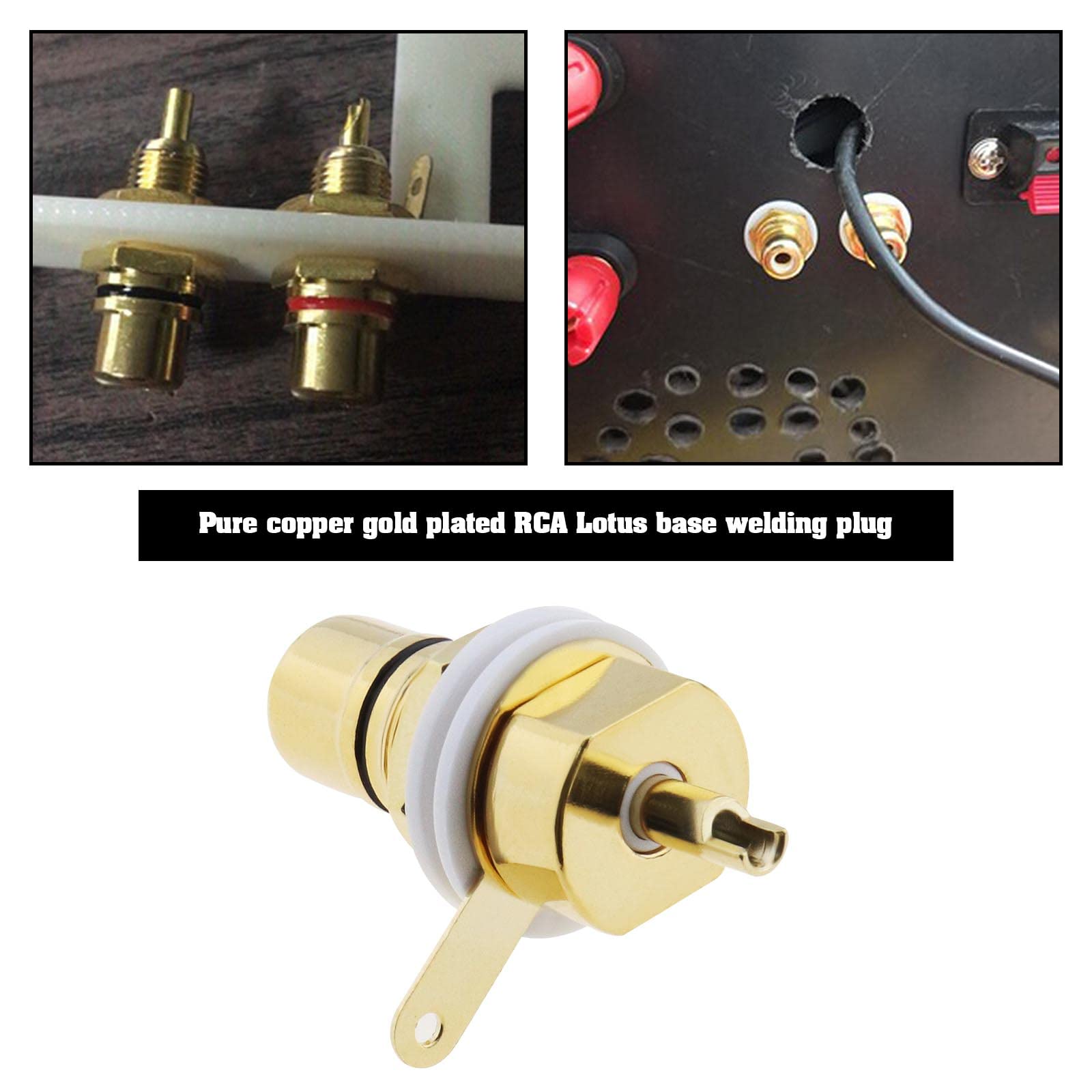 Connettore a Pannello RCA Femmina DAP Audio RFC101, Cablaggi - Connettori - Cavo