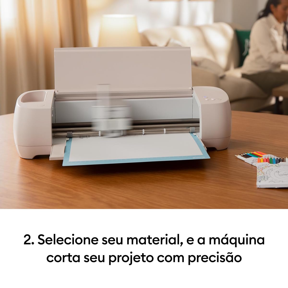 Cricut Explore 4 - Máquina de Corte Inteligente, Cor Seashell