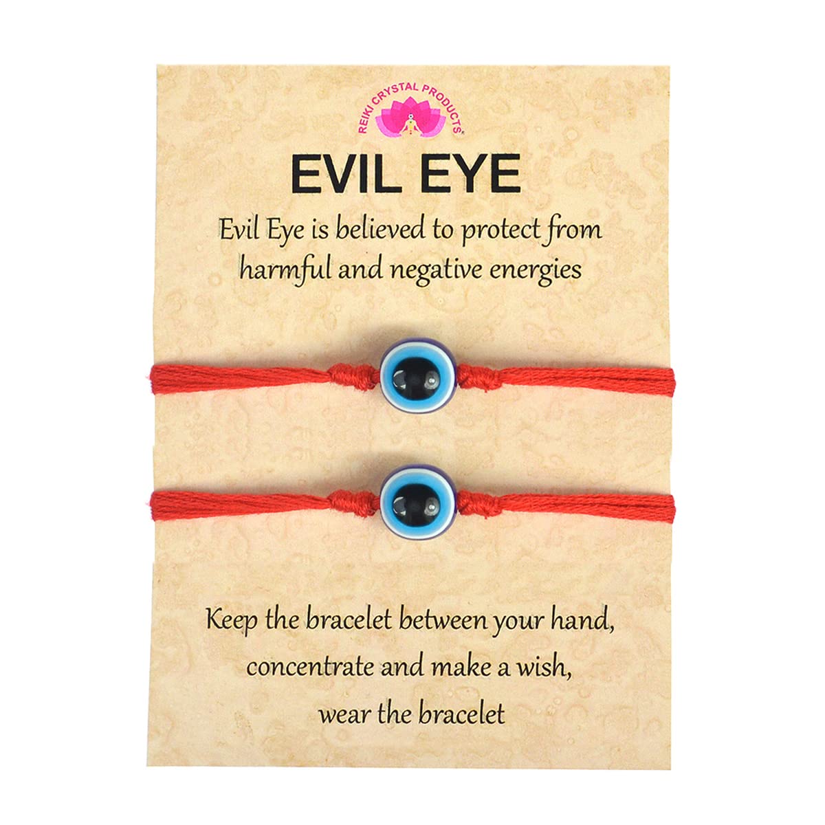 Reiki Crystal Products Handmade Nazariya Evil Eye wrist Bracelet Evil Eye Band for Unisex Keeps you safe and secure from Evil & Negative energies comes (Color : Multi) Set of 2 pc (B09M8PXMTF) Amazon Price History, Amazon Price Tracker