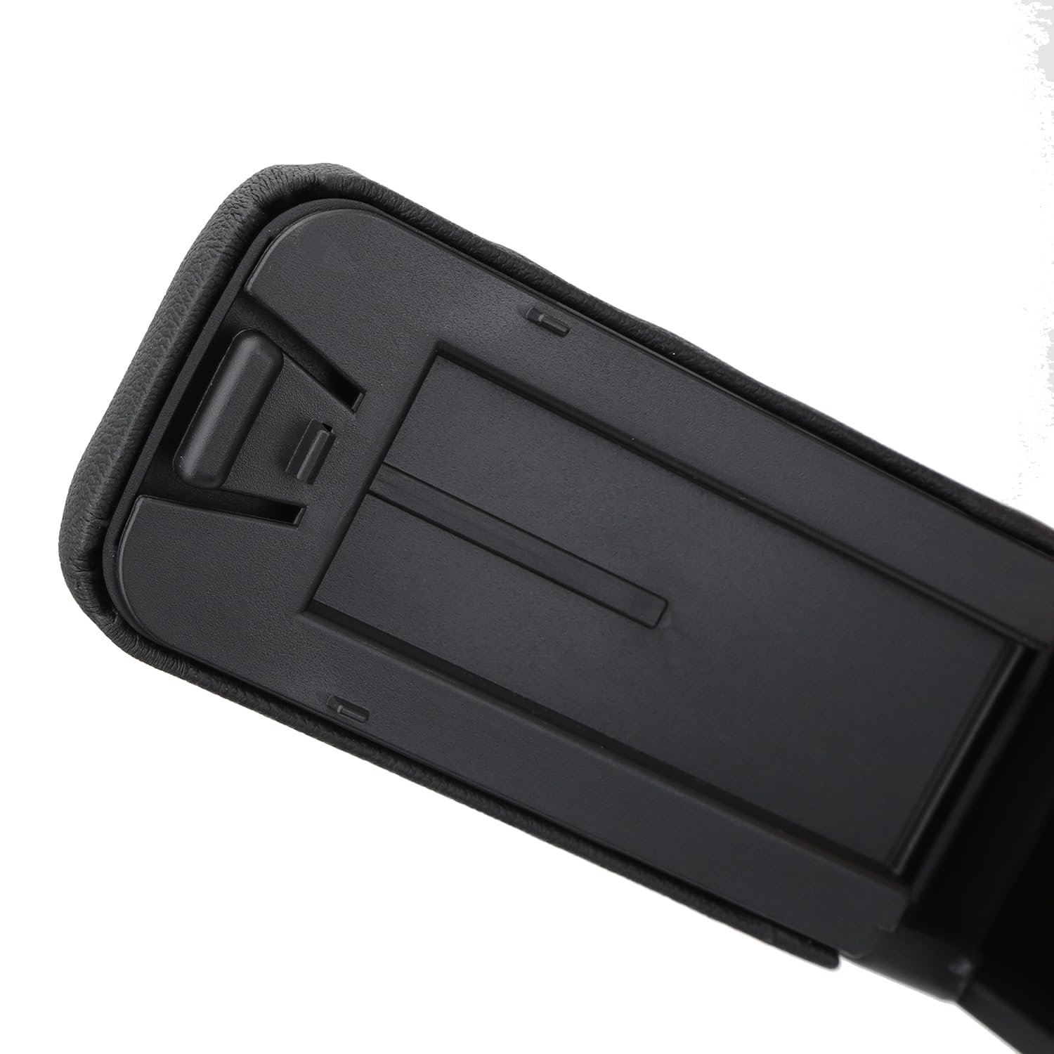 YJYWZH Braccioli per Leapmotor T03 2020-2024 Bracciolo, Doppio Strato Centrale Console vano Nero Pelle (Nero)