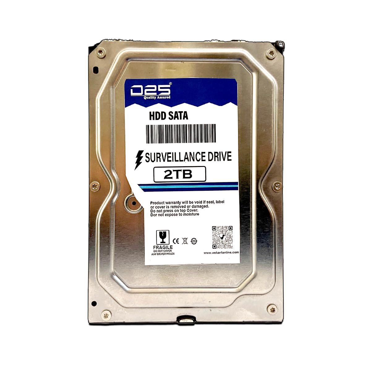D25 2TB Surveillance & Desktop Internal Hard Drive HDD 3.5 Inch SATA 6Gb/s 5400 RPM 256MB Cache for DVR NVR Security Camera Systems with 2 Year Replacement Warranty. (B0CPY3ZLM4) Amazon Price History, Amazon Price Tracker