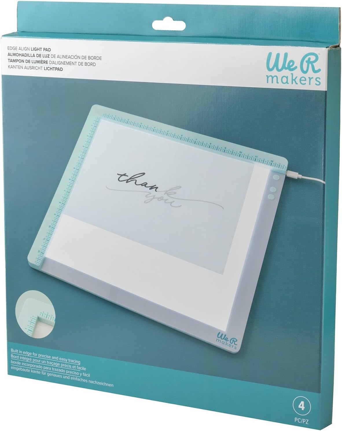 We R Makers Edge Align Light Pad-1 Piece