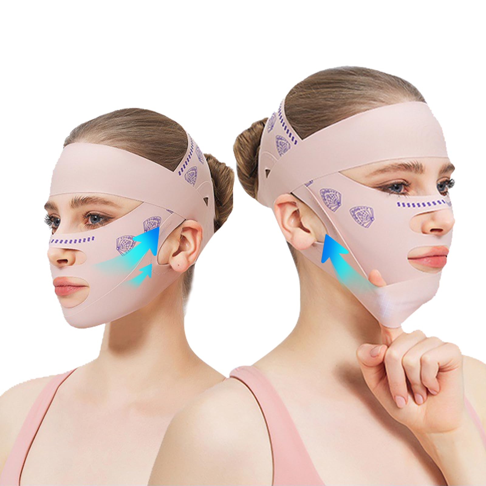 Upgrade V Line Face Lifting Mask Chin Strap for Sleeping V Line Lifting Mask Face Slimming Strap Double