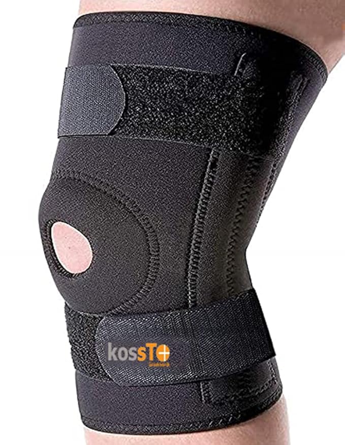 kossto Adjustable Knee Cap Support Brace for Sports, Gym, Running