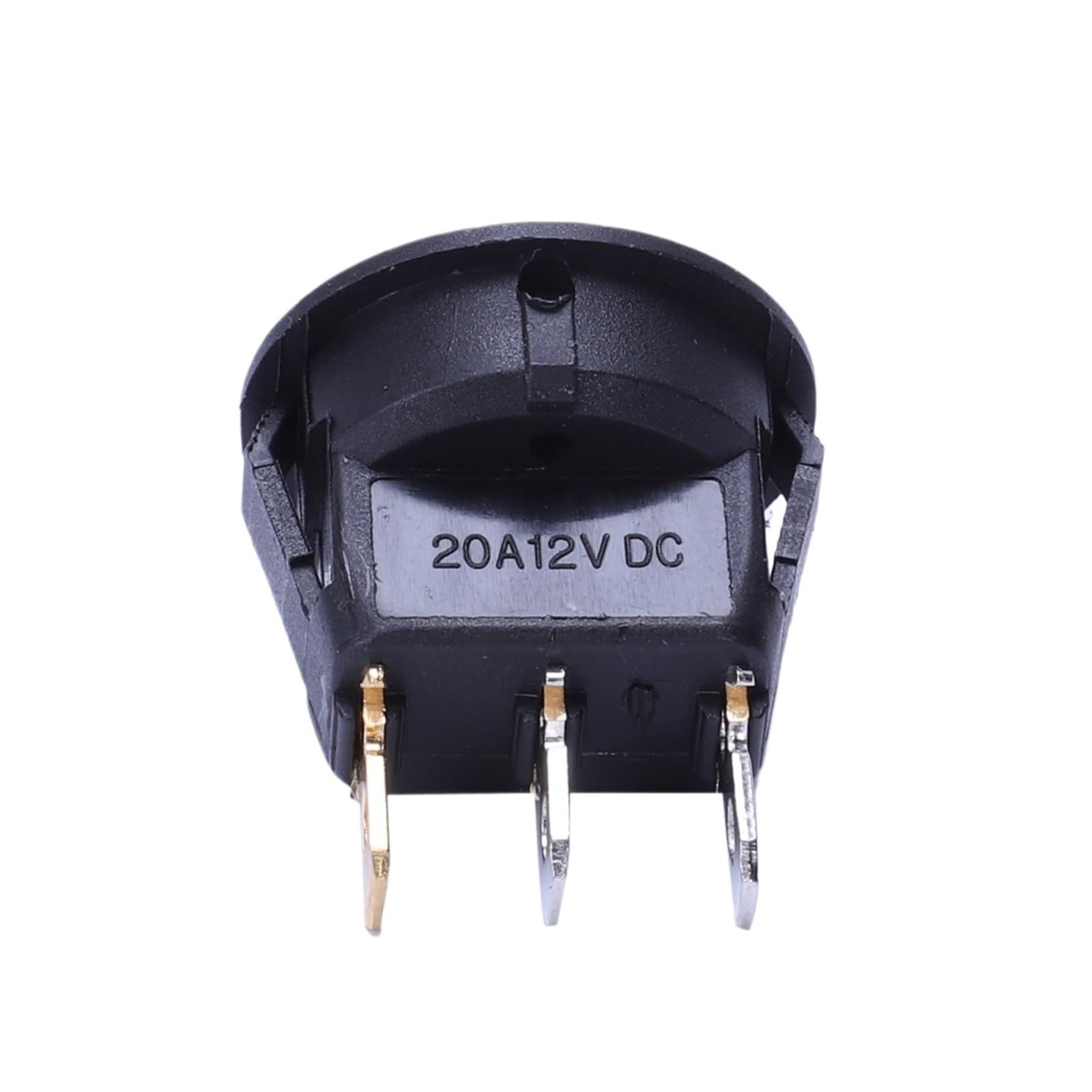20 sztuk 12 V 20 A Amps On/Off/3 Position Terminal Round Rocker Przełącznik LED niebieski i czerwony