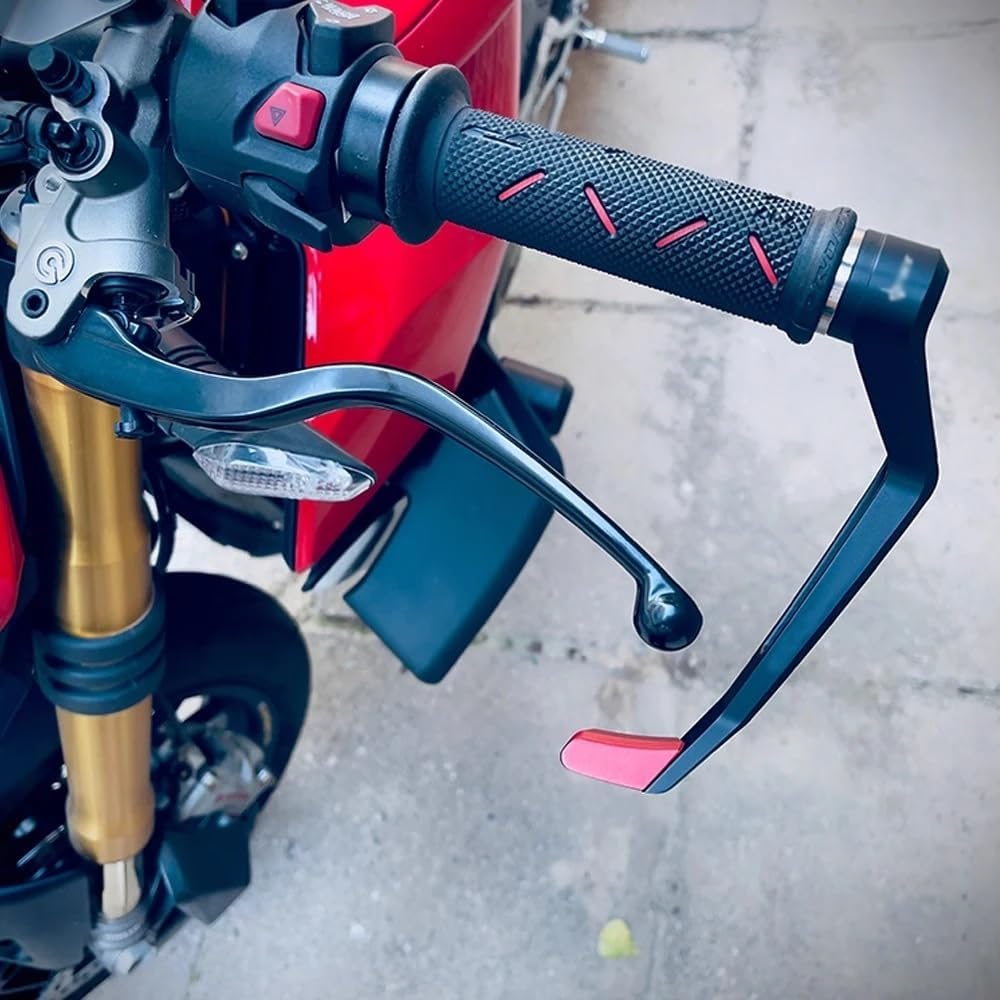 Brake Lever Guard for ZX4R ZX4RR ZX6R ZX10R Brake Clutch Lever Protector Motorcycle Bow Guard Brake Clutch Handguard(Black)