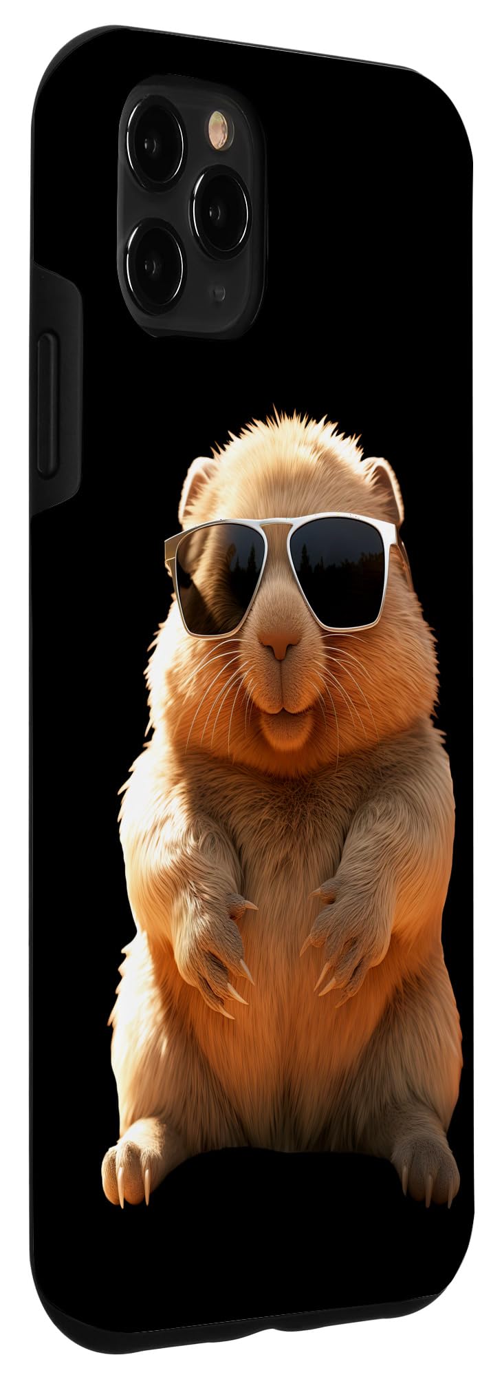 Wombat with Sunglasses Australia Marsupial Cute Wombat Case for iPhone 11 Pro Max - Image 3