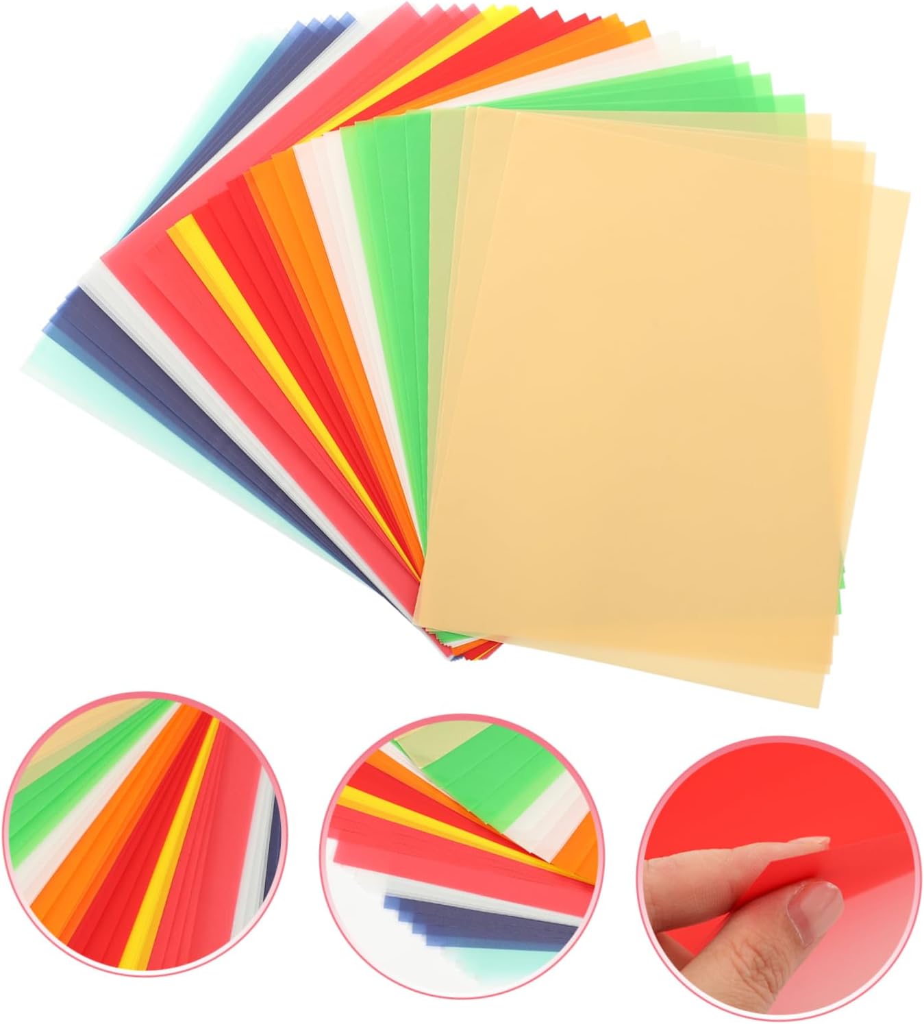 EXCEART 40pcs Tracing Paper for Art Engineering Drawing Calligraphy Translucent Copy Paper for Sketching Crafting Overlay Projects