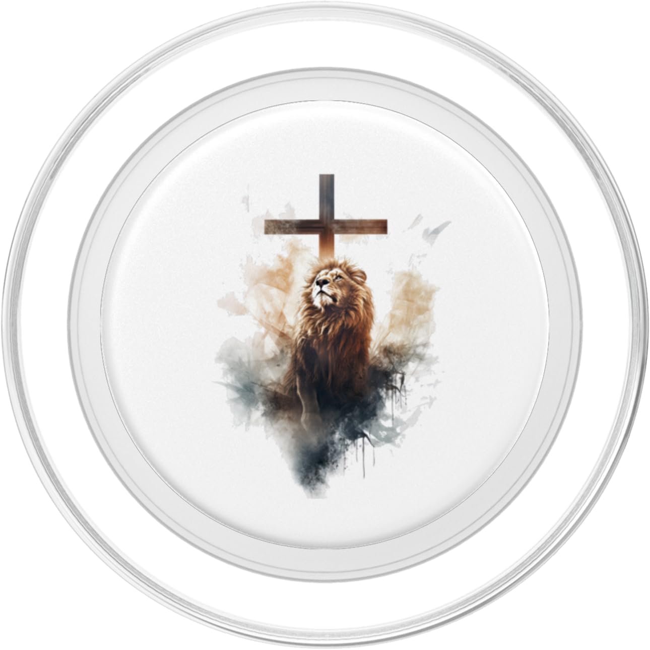Yeshua Lion of Judah Christian Faith Jesus God Revelation PopSockets PopGrip for MagSafe