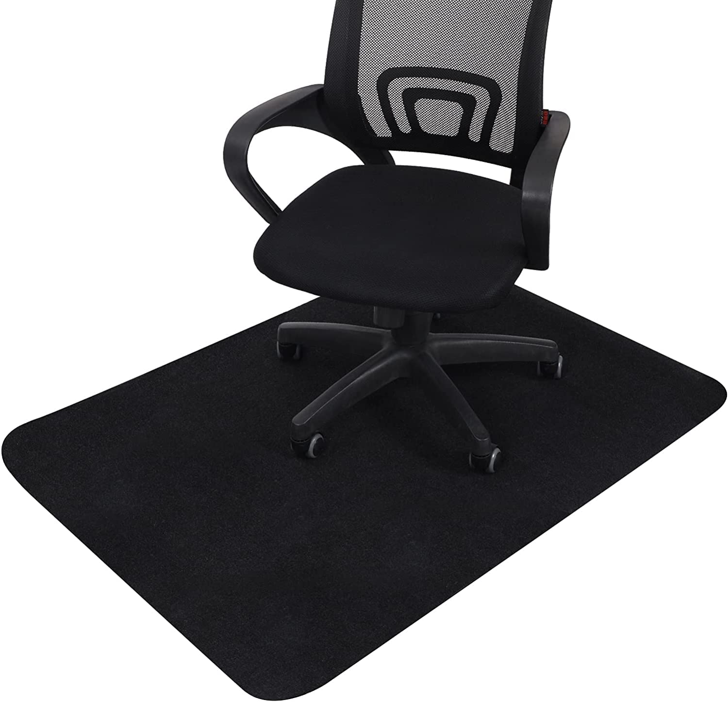 THMINS Office Chair Mat 140×90cm for Hardwood Floor & Tile Floor, Under Desk Chair Mats for Rolling Chair, Computer Chair Mat for Gaming, Large Anti-Slip Floor Protector Rug…