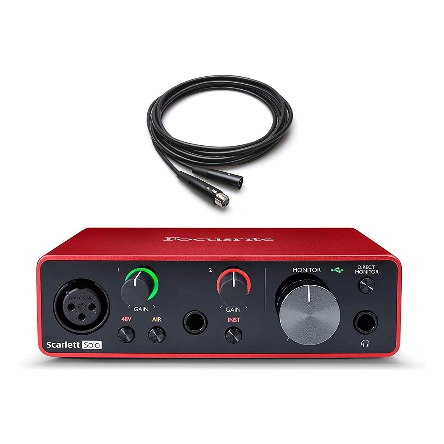 Focusrite Scarlett Solo 3rd Gen 2-in, 2-out USB Audio Interface