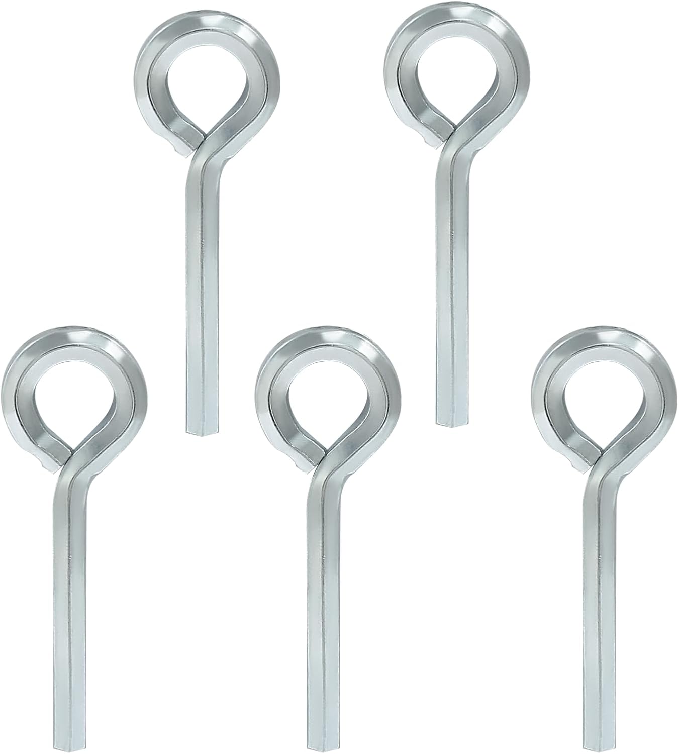 Hitefu 5 Pack 7/32 inch Standard Hex Key Wrench with Full Loop for Push Bar Panic Exit Devices - Reliable and Durable Allen Wrench Door Key for Christmas Festival Party Decoration (Solid Metal)