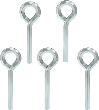Hitefu 5 Pack 7/32 inch Standard Hex Key Wrench with Full Loop for Push Bar Panic Exit Devices - Reliable and Durable Allen Wrench Door Key for Christmas Festival Party Decoration Solid Metal