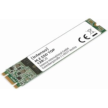Intenso Internal M.2 SSD SATA III Top, 128 GB, 520 MB / s