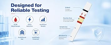 Hemoglobin Test Strips for Hb Testing Meter, PH Test Strips (200)