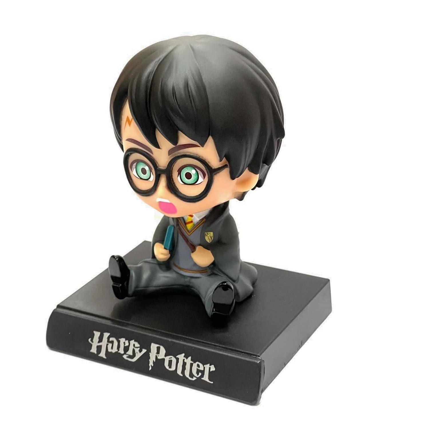 Abelestore Super Hero Harry_Potter 2 Action Figure Limited Edition Bobblehead with Mobile Holder for Car Dashboard, Office Desk & Study Table (Pack of 1)(Plastic) - Image 2 thumbnail