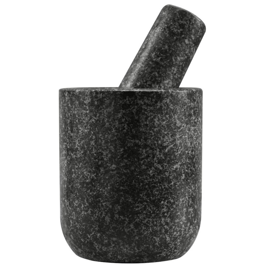 Natural Garlic Mortar Household Grinder Deepen and High Stone Pound Pot Peel Pressure