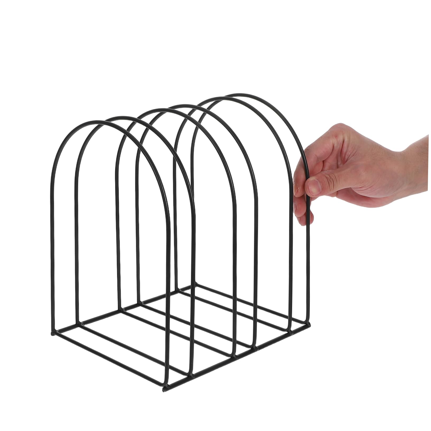 MAGICLULU 2pezzi Porta Cappellini Filo Metallico Espositore per Cappelli Cuffia Porta Cappelli da Tavolo per Esposizione e Organizzazione