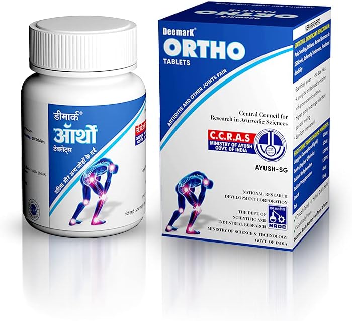 Deemark Ortho 90 Tablet Pack for Joint Pain, Back Pain, Muscles Pain | Pain in Cervical Spondylitis & Sciatica