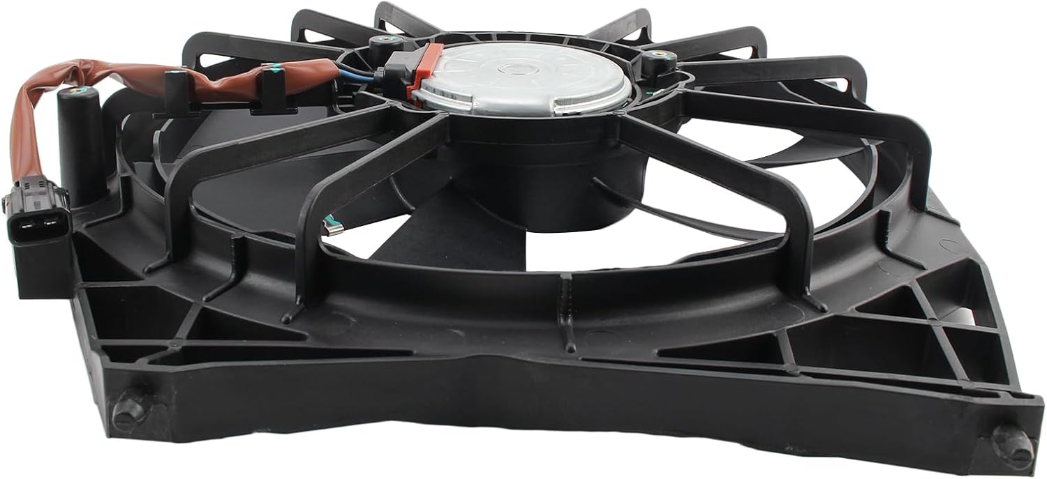 AUTOKAY AC Condenser Cooling Fan Assembly for 2018-2022 Honda Accord Passenger Single Fan Radiator Cooling Fan