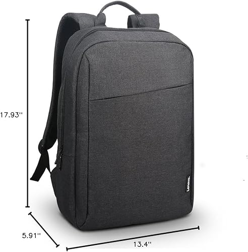 Miniatura 8 de Lenovo Mochila para laptop B210 de 15.6 pulgadas, duradera, repelente al agua, ligera, diseño limpio, elegante para viajes, GX40Q17225, mochila