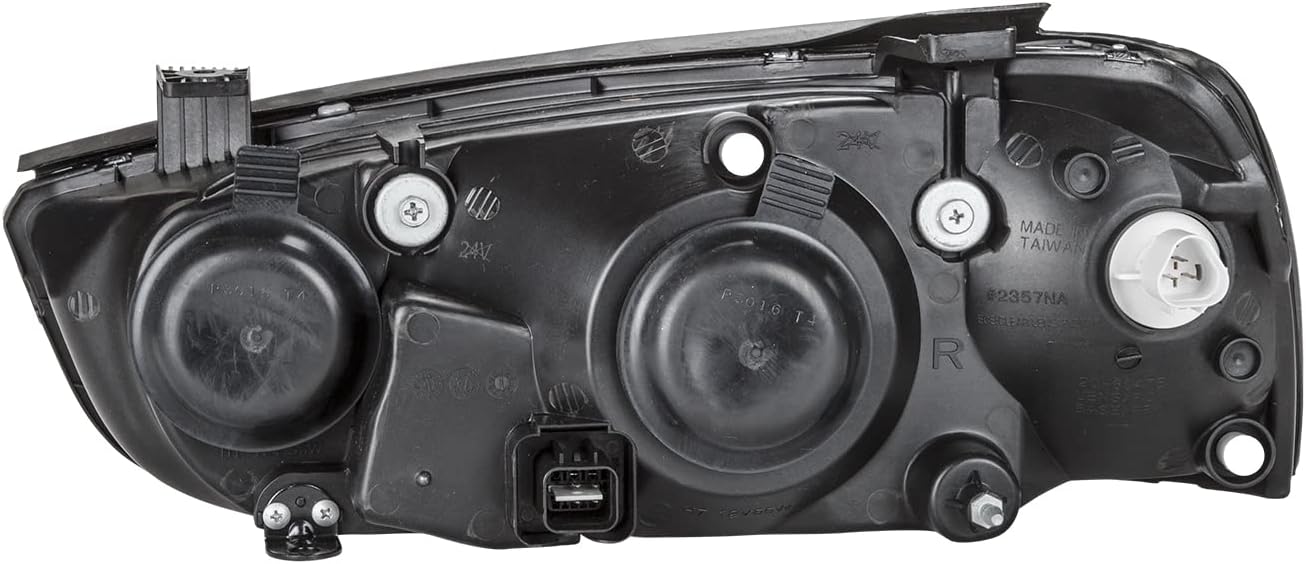 TYC Right Headlight Assembly Compatible with 2001-2003 Hyundai Elantra