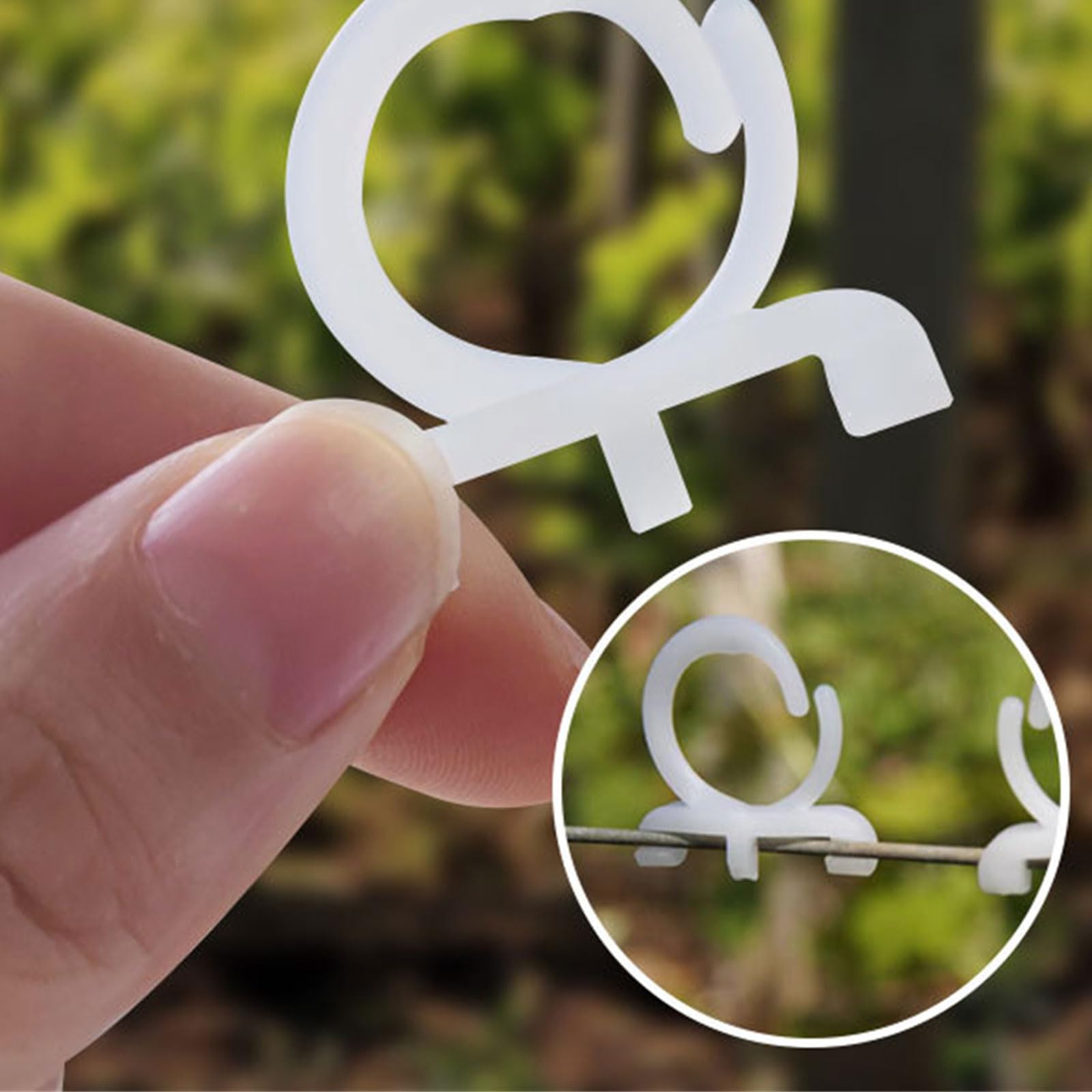 Pflanzenclips für Trauben, Tomaten, Ranken, Gemüse, Pflanzen, Gartenclips, aufrechte Blumen, Befestigungswerkzeug, 500/1000 Stück